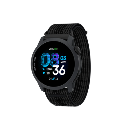 Coros Pace 4 Black Nylon Band - AMOLED