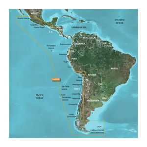 BlueChart g3 - Carta Náutica Costa Oeste de Sudamérica
