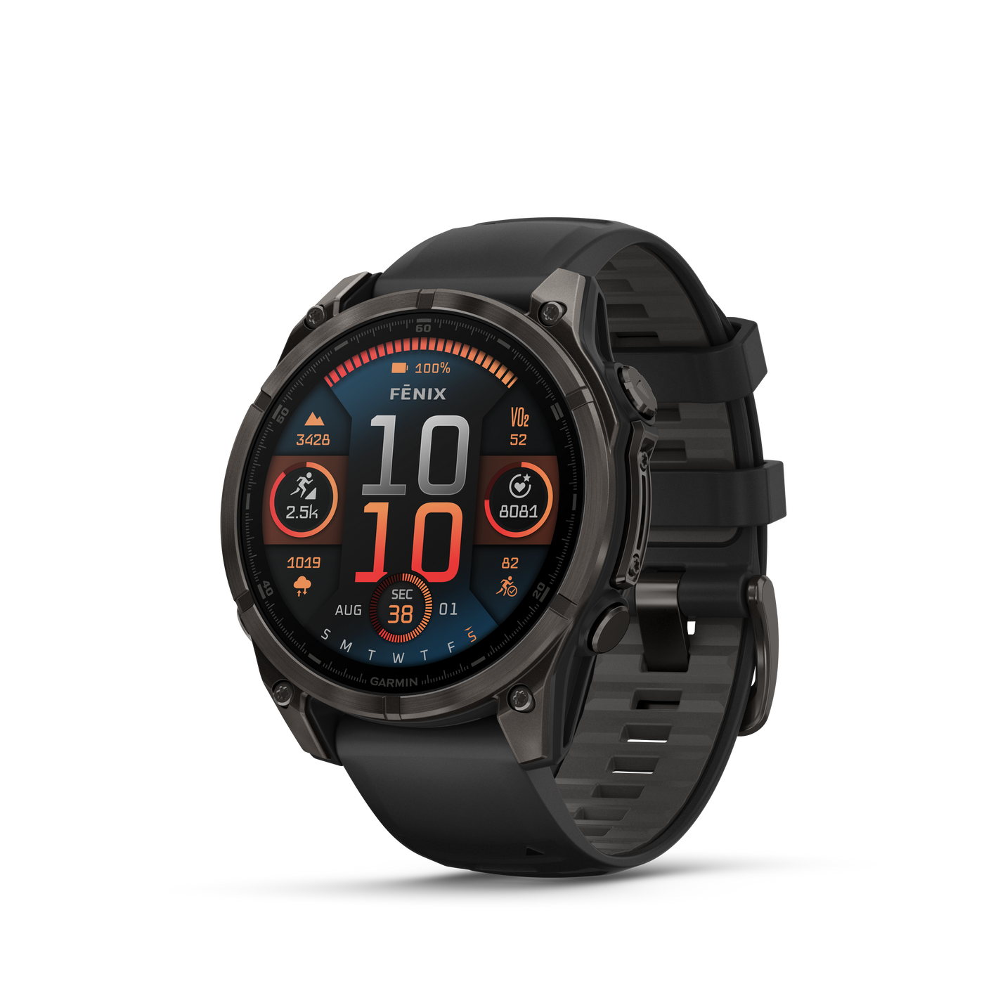 Garmin Fenix 8 Amoled - 47mm Sapphire Carbon Gray