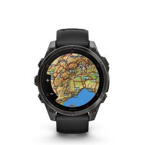 Garmin Fenix 8 Amoled - 47mm Sapphire Carbon Gray — Smartwatch Multideporte Premium — vista de detalle