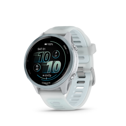 Garmin Forerunner 570 - 42mm Whitestone — Reloj GPS Running — vista frontal