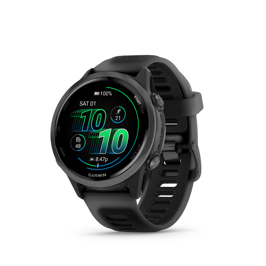 Garmin Forerunner 570 - 42mm Slate Gray — Reloj GPS Running — vista frontal