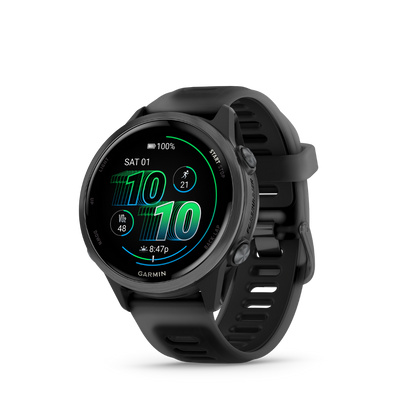 Garmin Forerunner 570 - 42mm Slate Gray — Reloj GPS Running — vista frontal