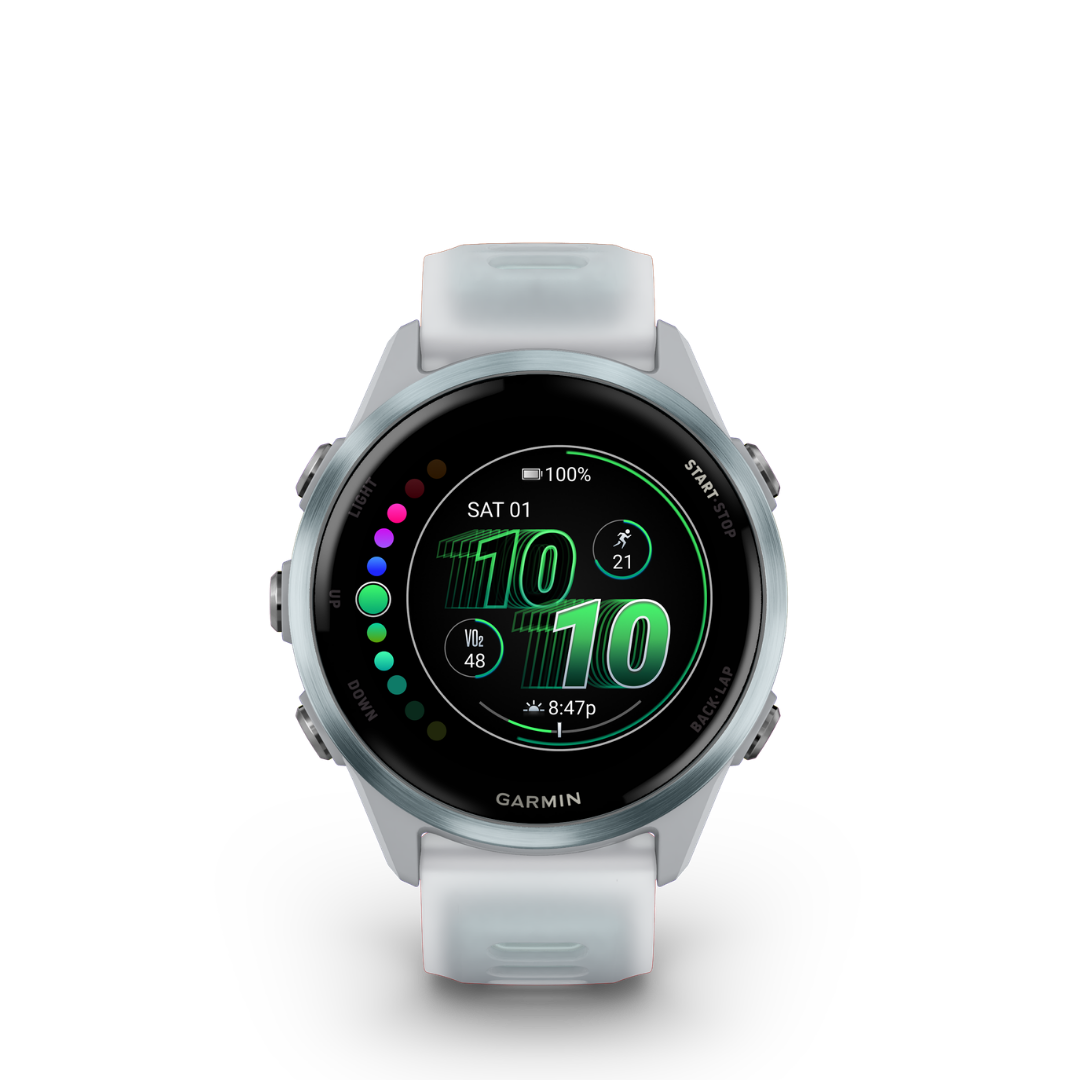 Garmin Forerunner 570 - 42mm Whitestone — Reloj GPS Running — vista de detalle