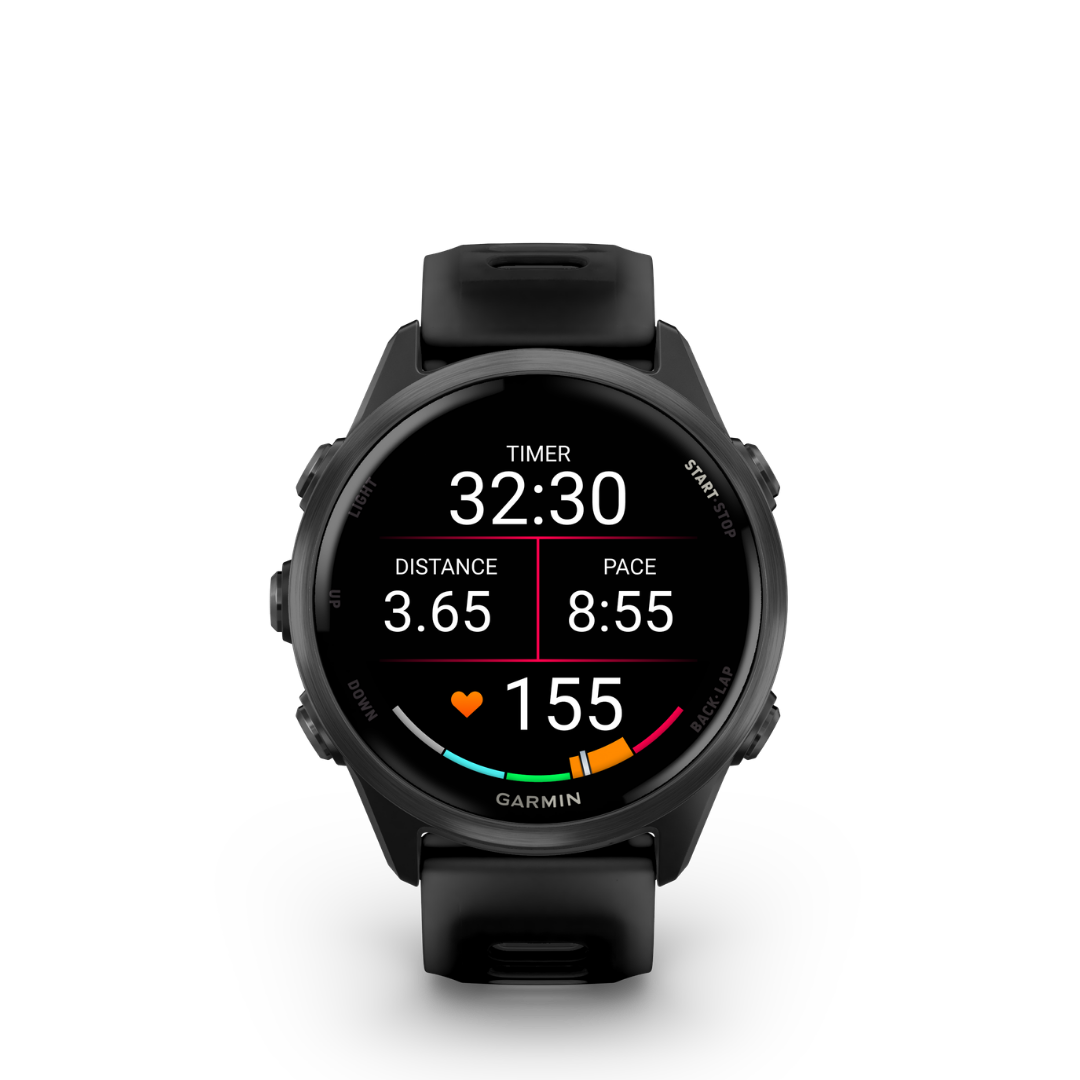 Garmin Forerunner 570 - 42mm Slate Gray — Reloj GPS Running — vista de detalle