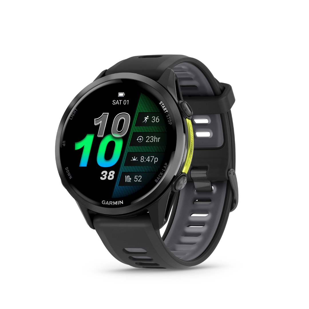 Garmin Forerunner 970 - Black — Reloj GPS Running — vista frontal