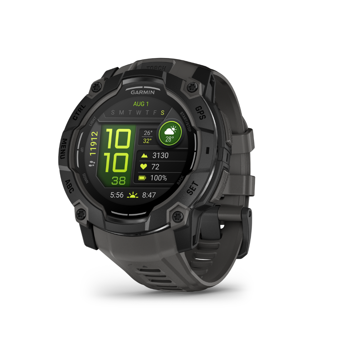Garmin Instinct 3 Amoled - 50mm Black — Reloj Outdoor Resistente — vista frontal