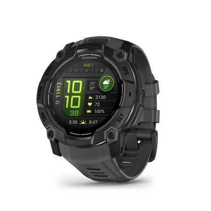 Garmin Instinct 3 Amoled - 50mm Black — Reloj Outdoor Resistente — vista frontal