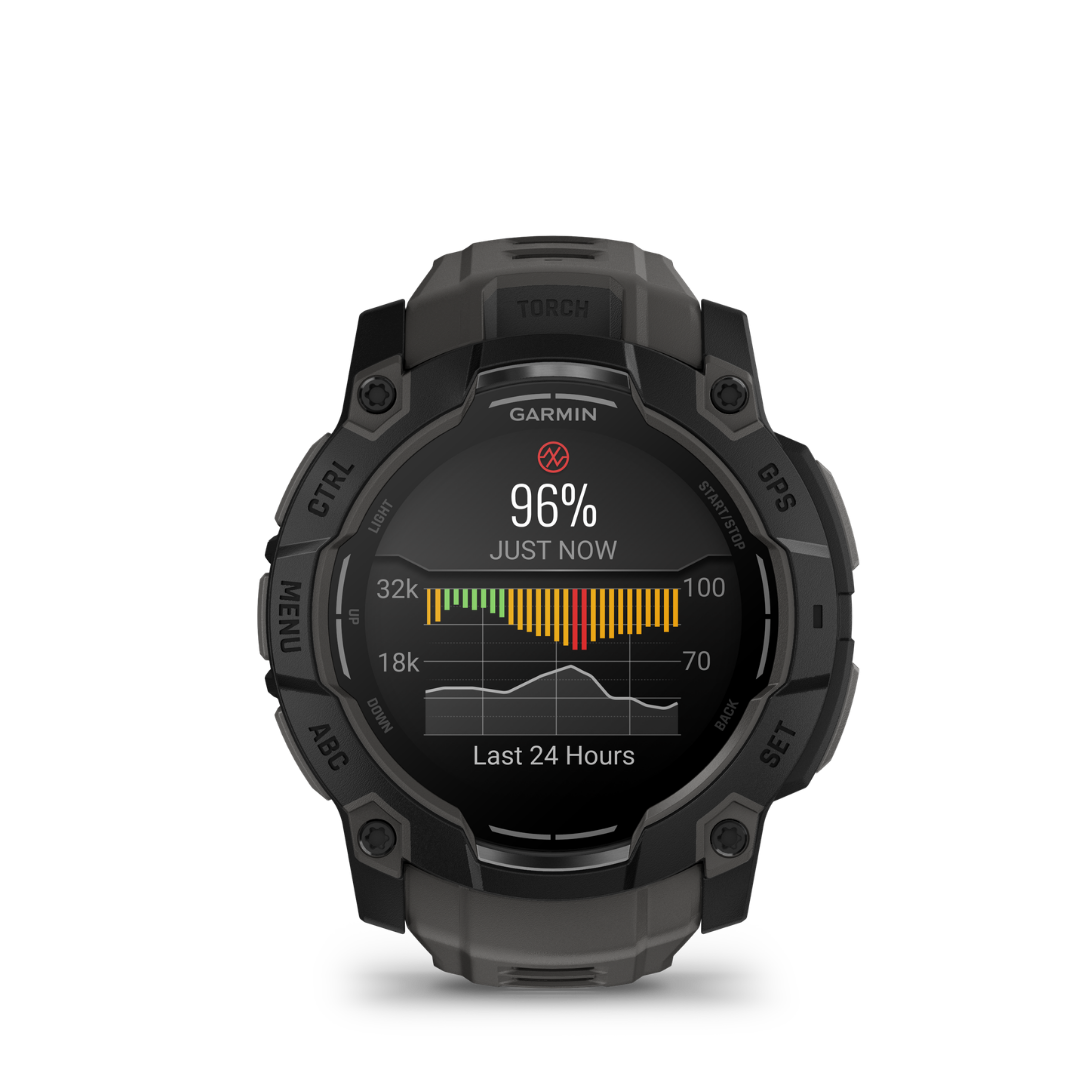 Garmin Instinct 3 Amoled - 50mm Black — Reloj Outdoor Resistente — vista de detalle