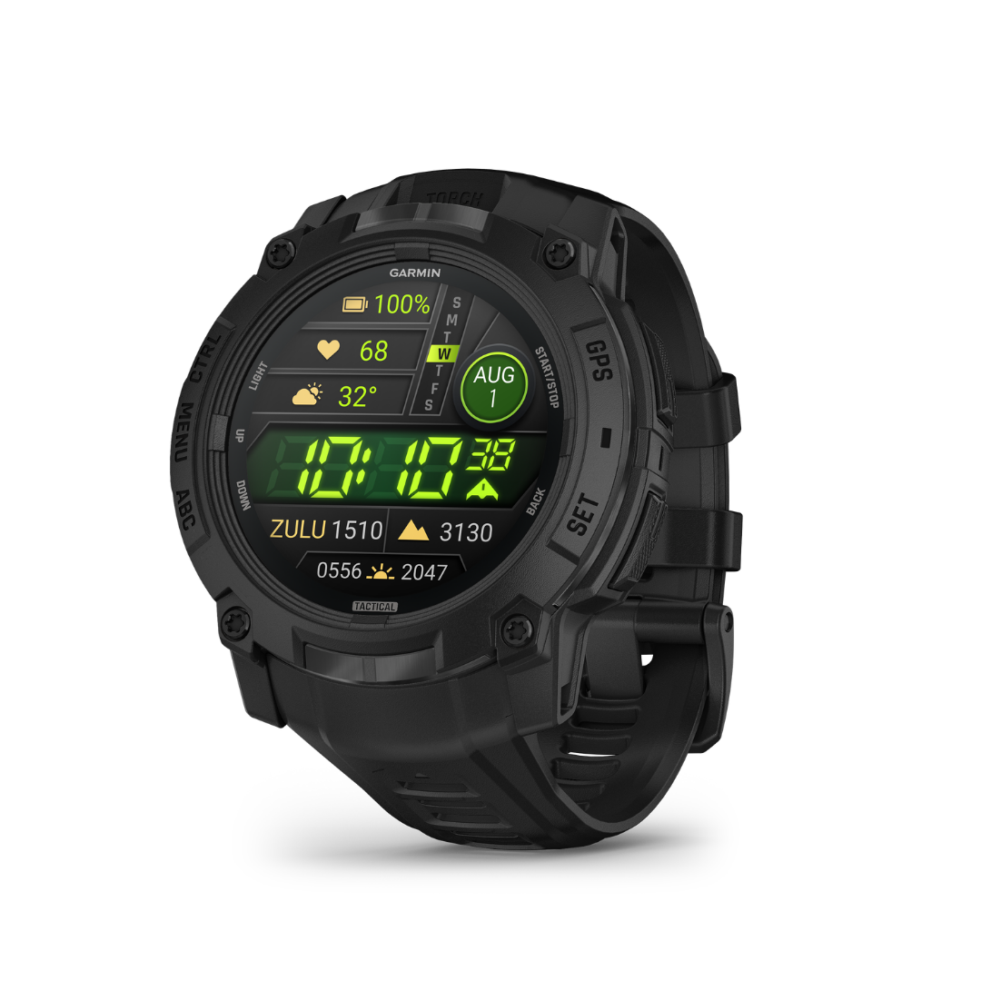 Garmin Instinct 3 Amoled - 50mm Tactical Edition — Reloj Outdoor Resistente — vista frontal