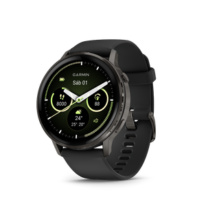 Garmin Venu 4 - 45mm Black Slate — Smartwatch Multideporte — vista frontal