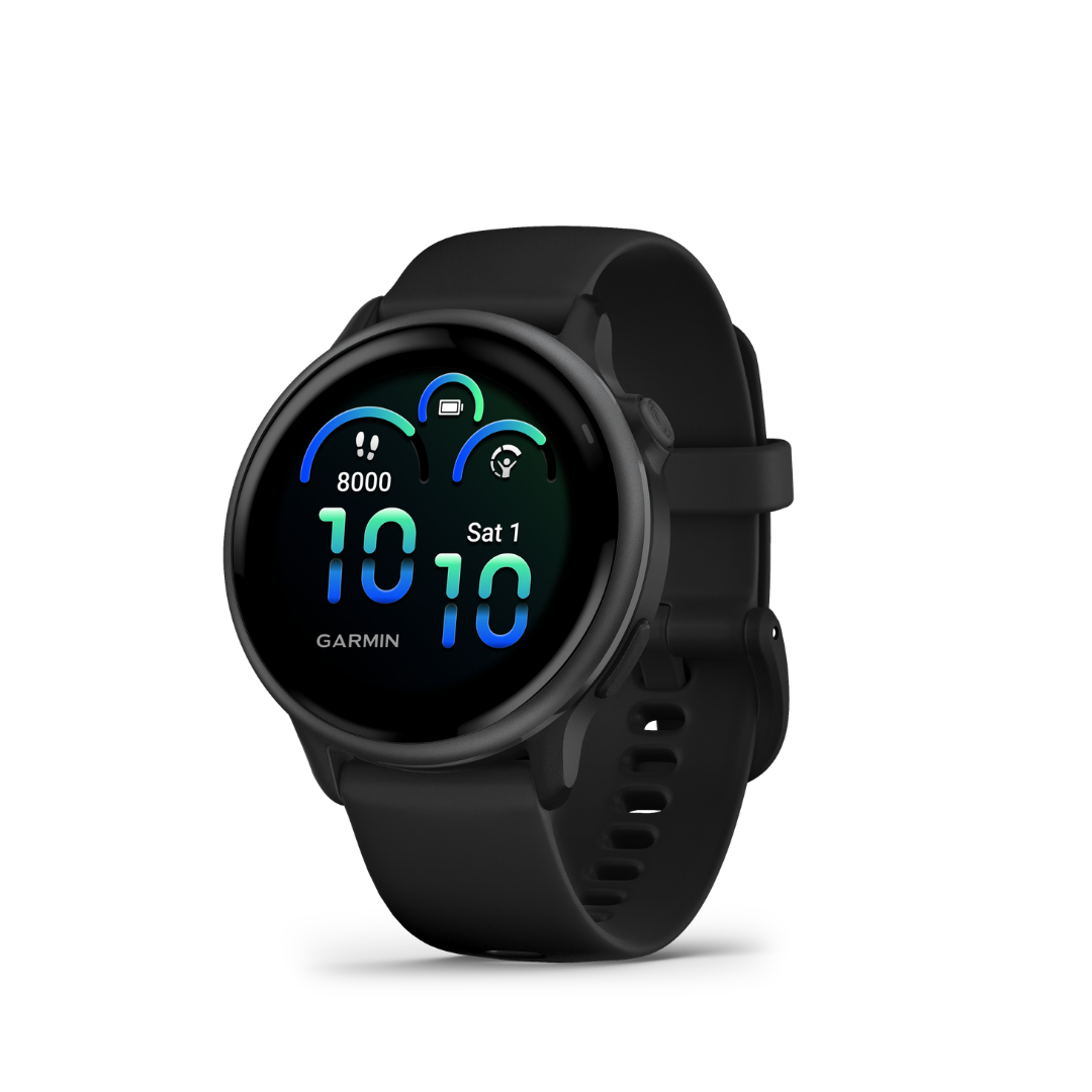 Garmin Vivoactive 6 - Black Slate — Smartwatch Multideporte — vista frontal
