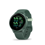 Garmin Vivoactive 6 - Metallic Jasper Green — Smartwatch Multideporte — vista frontal