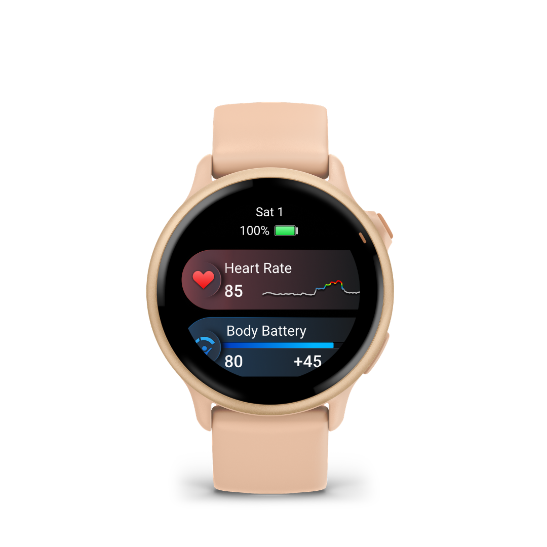 Garmin Vivoactive 6 - Metallic Pink Dawn — Smartwatch Multideporte — vista de detalle